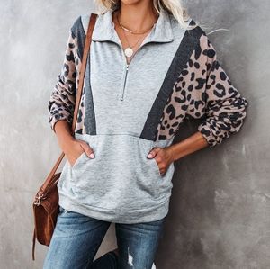 VICI Hide and Seek Pocketed Half Zip Pullover